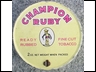 Champion Ruby Fine Cut 2oz Tobacco Tin